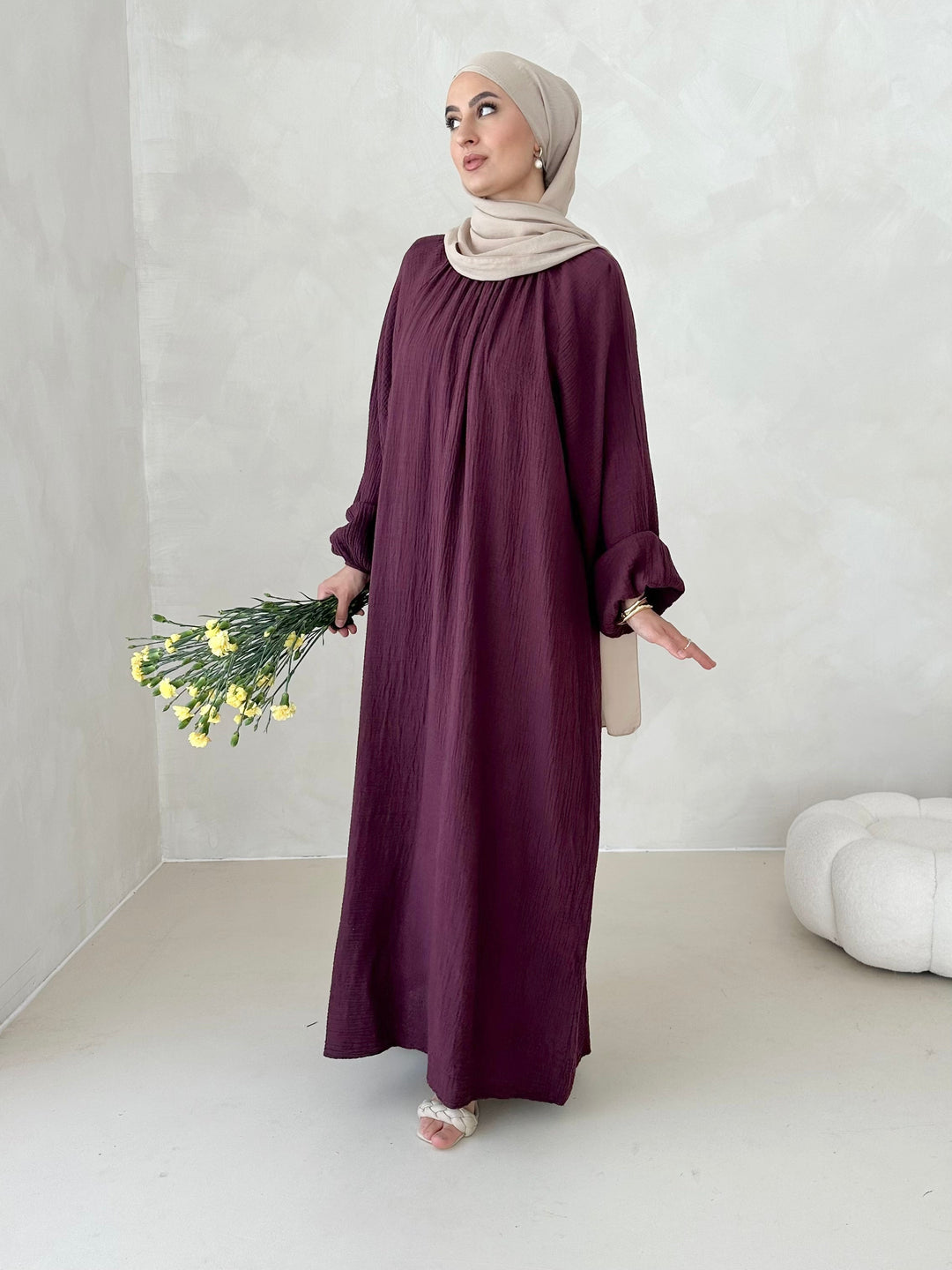 Robe en mousseline