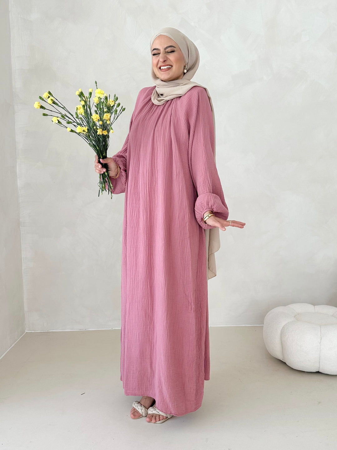 Robe en mousseline